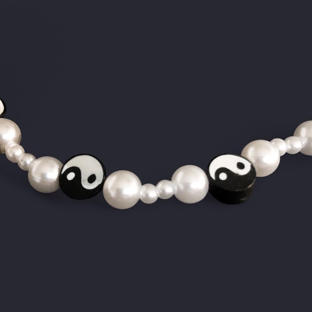 Yin Yang Pearl Necklace